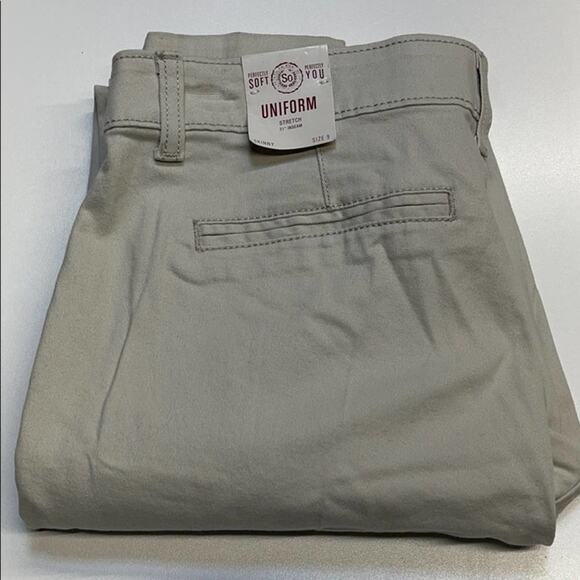SO Womens 9 (Juniors) Skinny Fit Khaki Pants - Picture 1 of 4